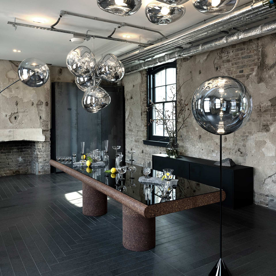 Scene medlem plisseret Globe Chrome Floor Lamp by Tom Dixon – Vertigo Home