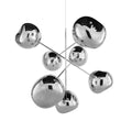 Melt Large Chandelier Chrome Pendant by Tom Dixon