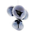 Melt Small Chandelier Smoke Pendant by Tom Dixon
