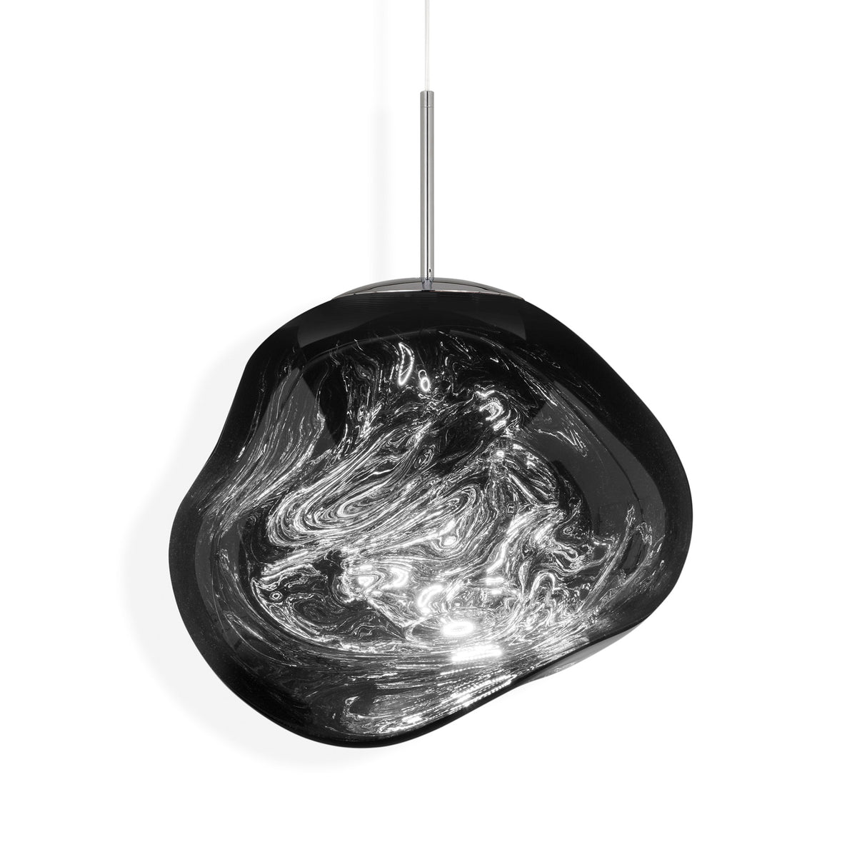 Melt Chrome Pendant by Tom Dixon