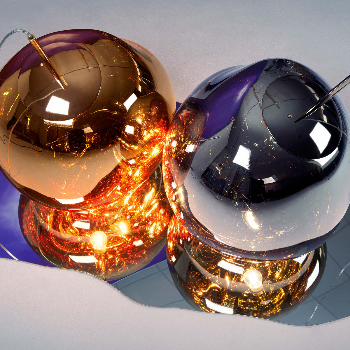 Melt Smoke Pendant by Tom Dixon