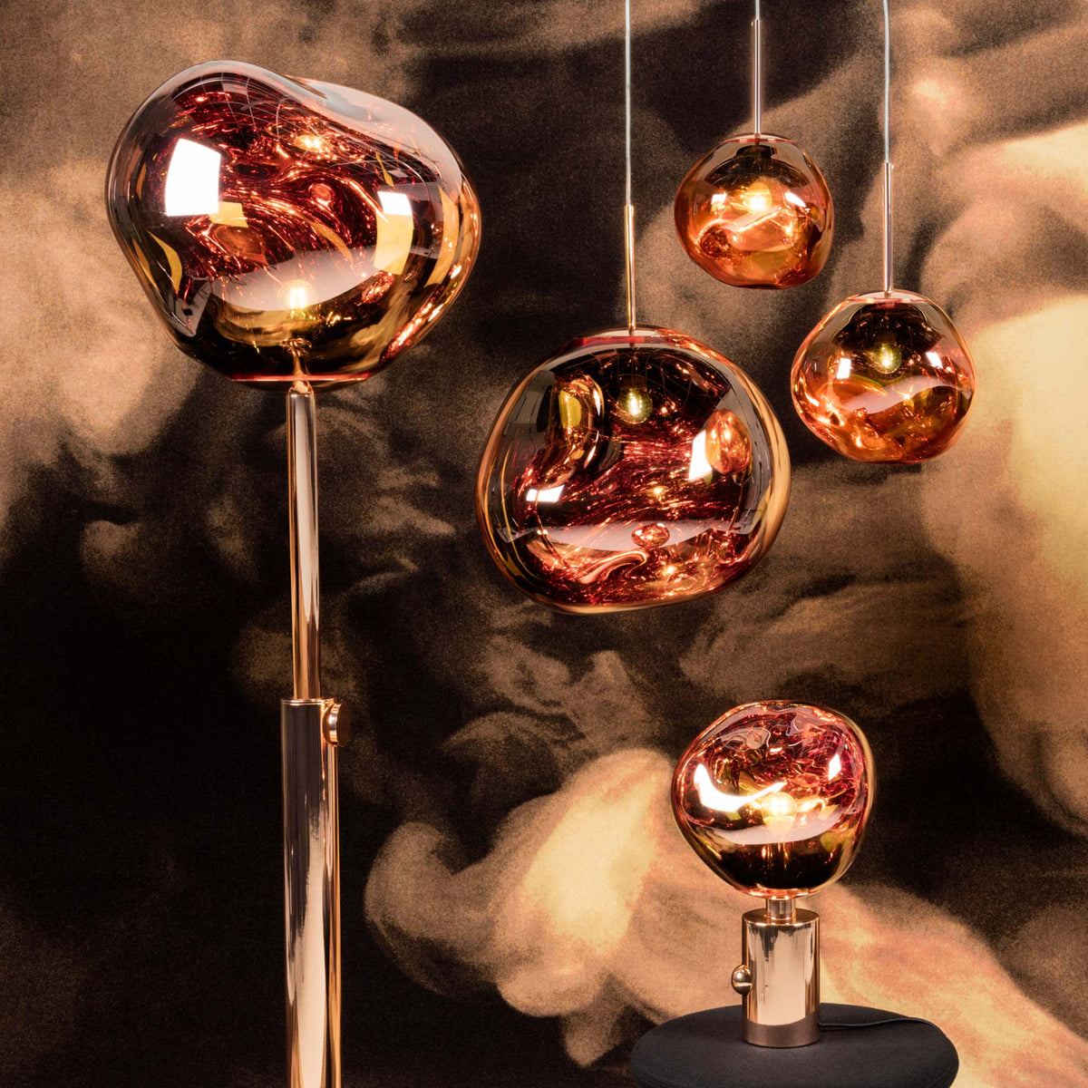 Melt Gold Pendant by Tom Dixon