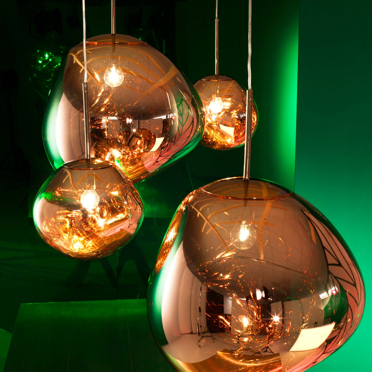 Melt Copper Pendant by Tom Dixon