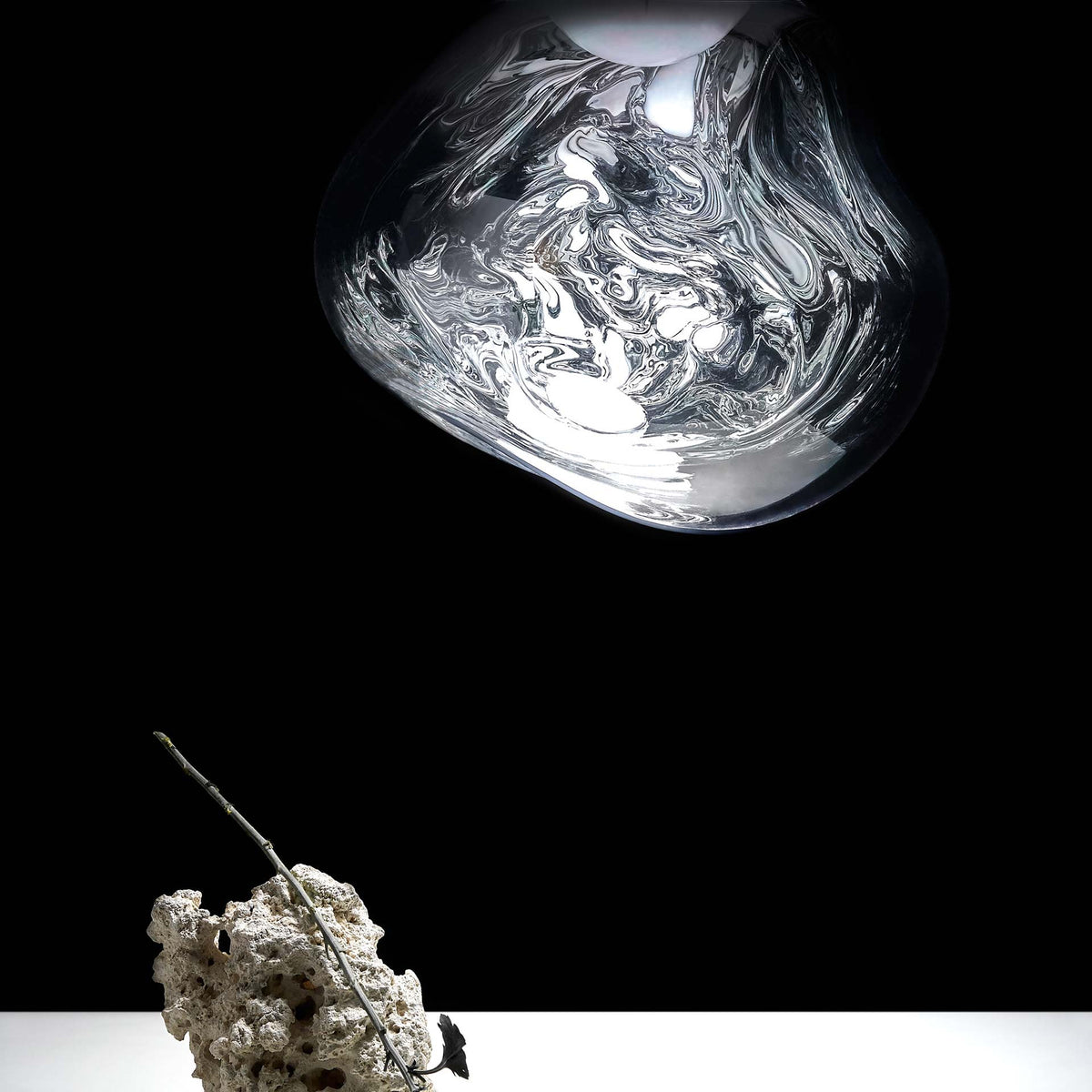Melt Smoke Pendant by Tom Dixon