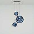 Melt Trio-Round Pendant System - Smoke by Tom Dixon