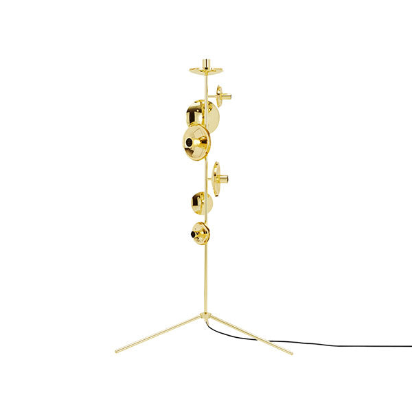 Melt Floor Chandelier - Gold by Tom Dixon