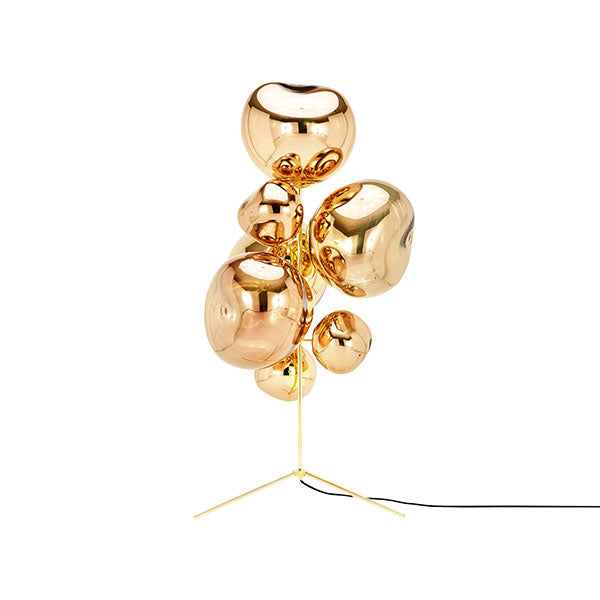 Melt Floor Chandelier - Gold by Tom Dixon