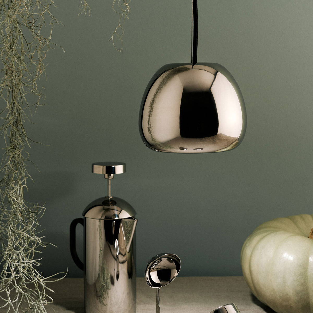 Void Mini Pendant - Steel by Tom Dixon