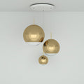 Mirror Ball Round Pendant System - Gold by Tom Dixon