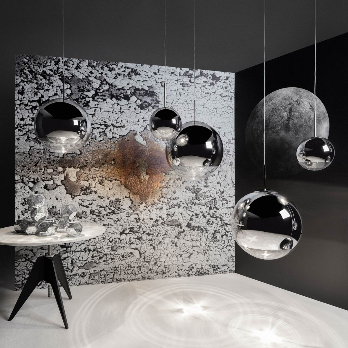 Mirror Ball Chrome 50 Pendant
