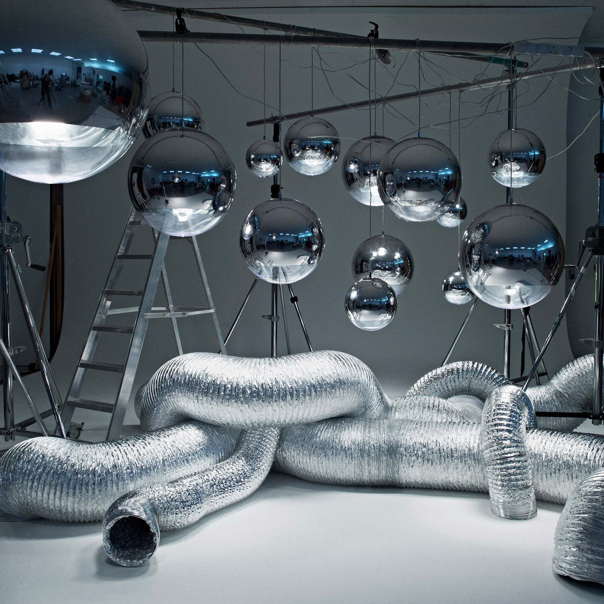 Mirror Ball Chrome 50 Pendant