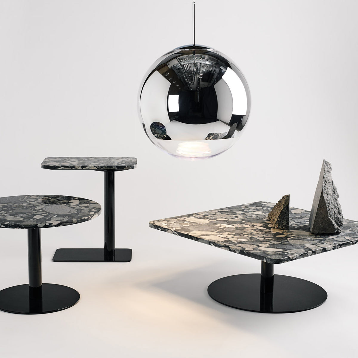 Mirror Ball Chrome 50 Pendant
