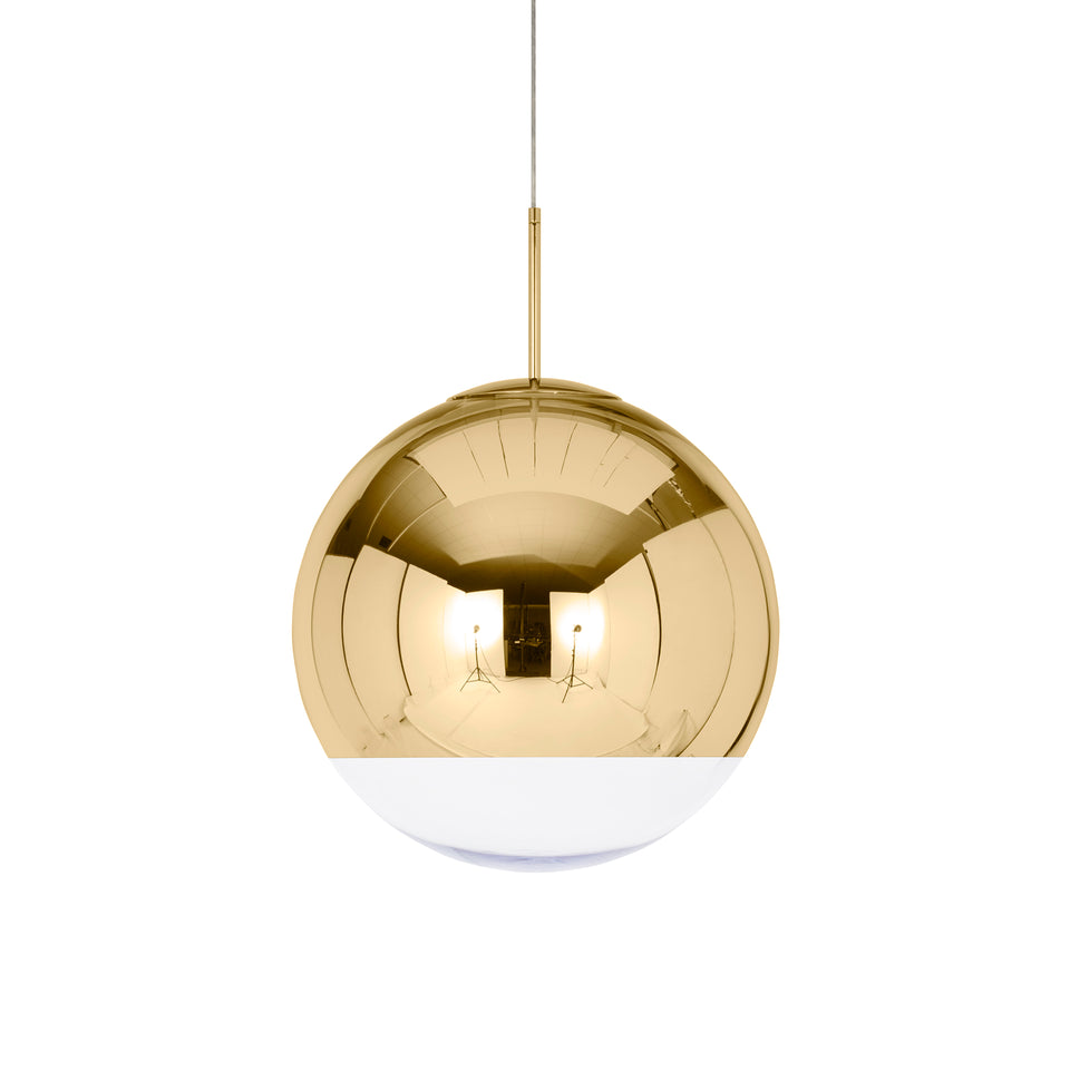 Mirror Ball Gold 50 Pendant by Tom Dixon