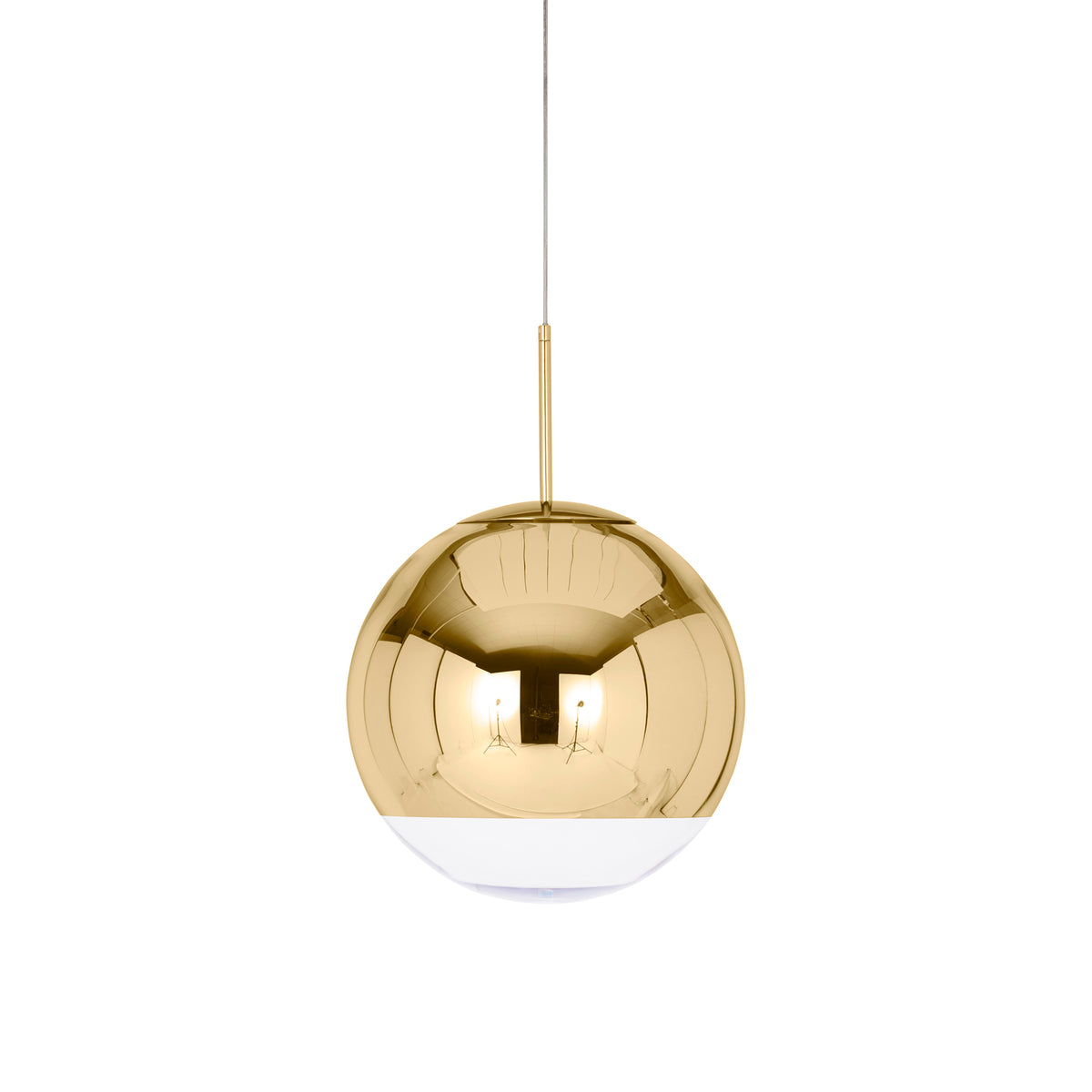 Mirror Ball Gold 40 Pendant by Tom Dixon