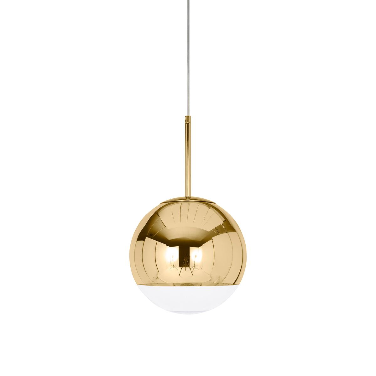Mirror Ball Gold 25 Pendant by Tom Dixon