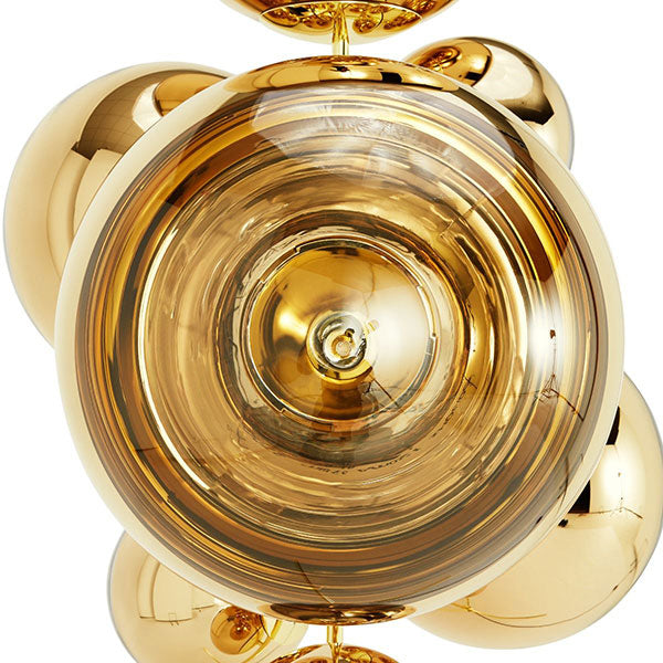 Mirror Ball Floor Chandelier - Gold by Tom Dixon