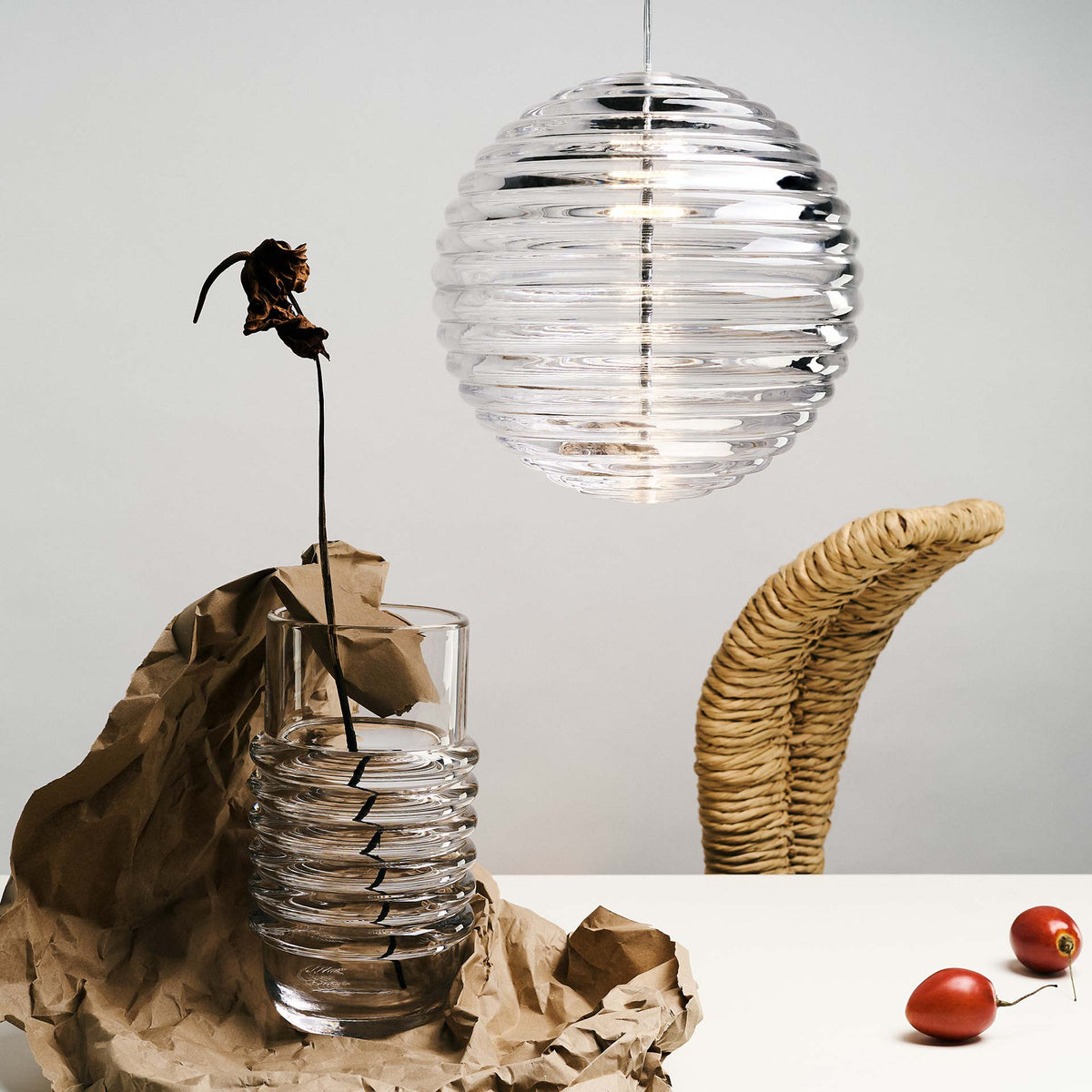 Press Sphere Pendant by Tom Dixon