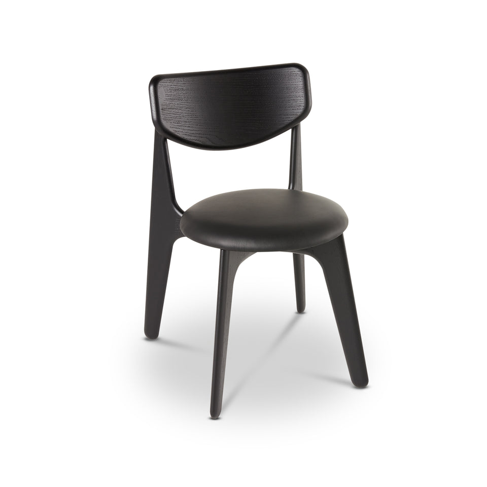 Slab Chair Black Upholstered by Tom Dixon