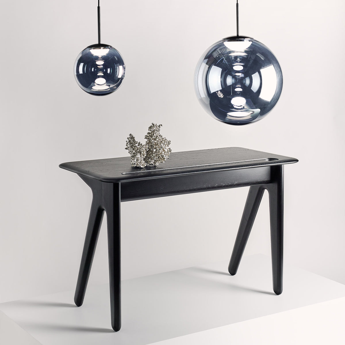 Slab Individual Desk Black by Tom Dixon