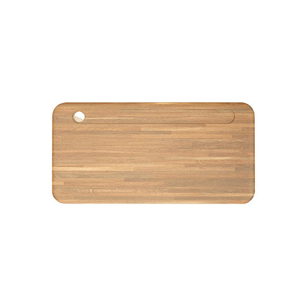 Slab Individual Desk Small Natural Oak by Tom Dixon