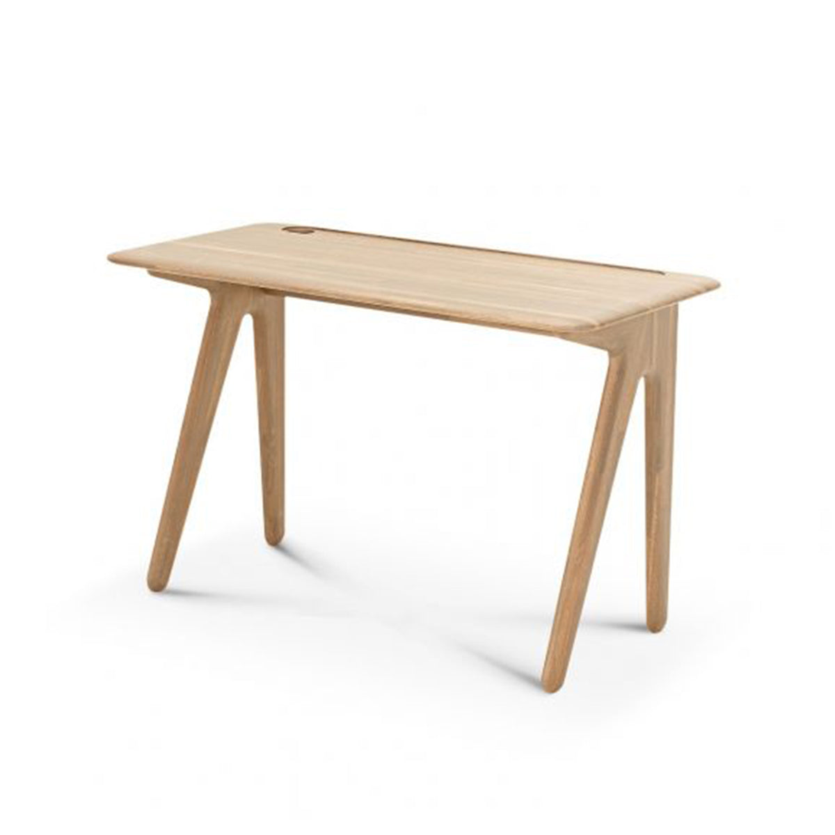 Slab Individual Desk Small Natural Oak by Tom Dixon