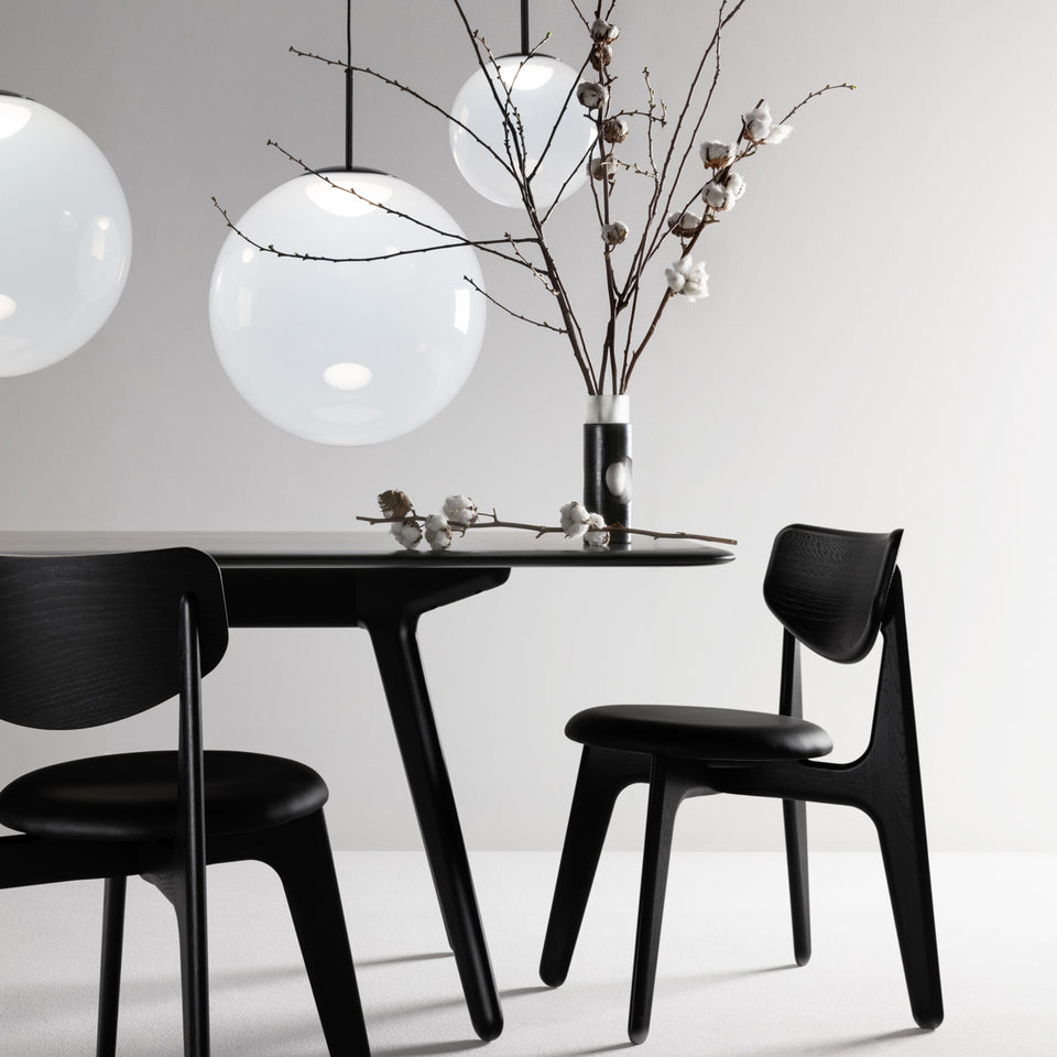 Slab Dining Table in Black by Tom Dixon