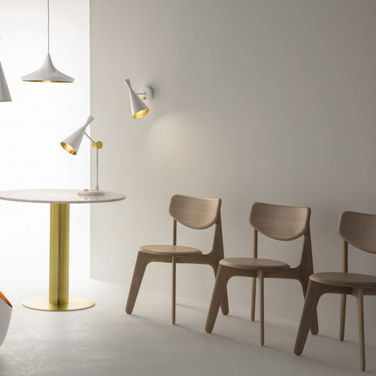 Slab Chair Natural by Tom Dixon