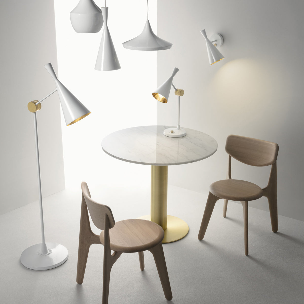 Slab Chair Natural Upholstered by Tom Dixon