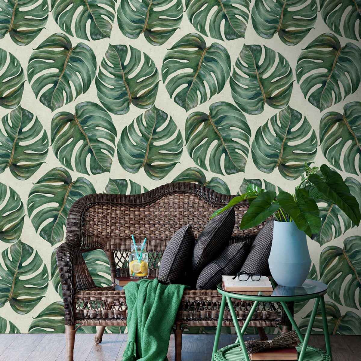 Tropical Leaf Wallpaper by MINDTHEGAP