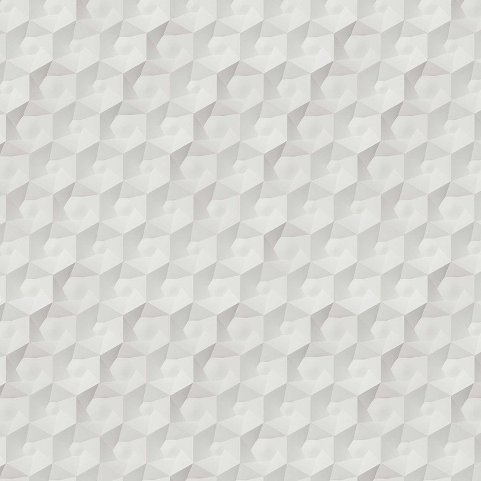 Hexa Ceramics VOS-01 Monochrome Wallpaper by Studio Roderick Vos + NLXL