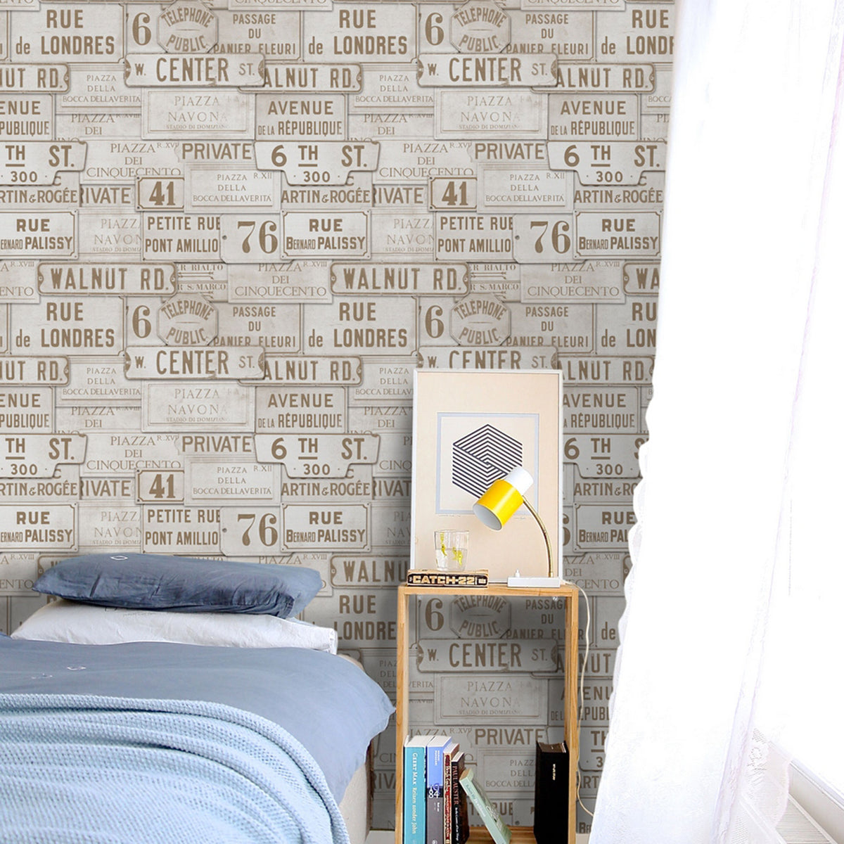 Vintage Signs Wallpaper by MINDTHEGAP