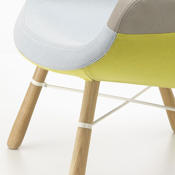 East River Chair Light Mix 01 by Hella Jongerius