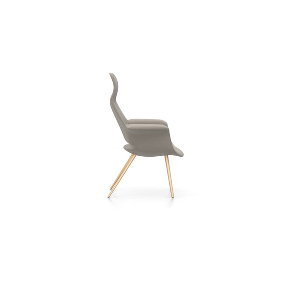Organic Highback Chair in Cosy 2 Fabric by Eames & Saarinen