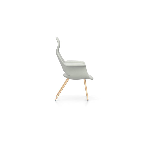 Organic Highback Chair in Cosy Fabric by Eames & Saarinen