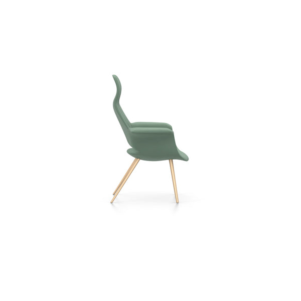 Organic Highback Chair in Cosy 2 Fabric by Eames & Saarinen