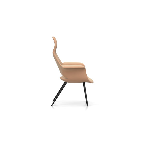 Organic Highback Chair in Hopsak Fabric by Eames & Saarinen