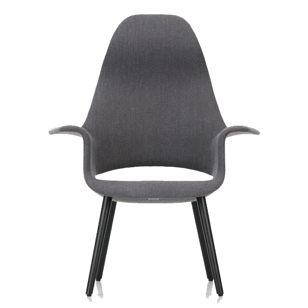 Organic Highback Chair in Cosy 2 Fabric by Eames & Saarinen