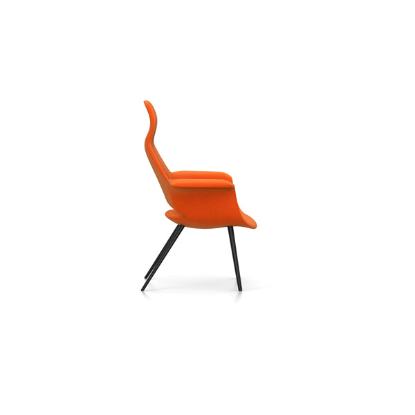 Organic Highback Chair in Tonus Fabric by Eames & Saarinen