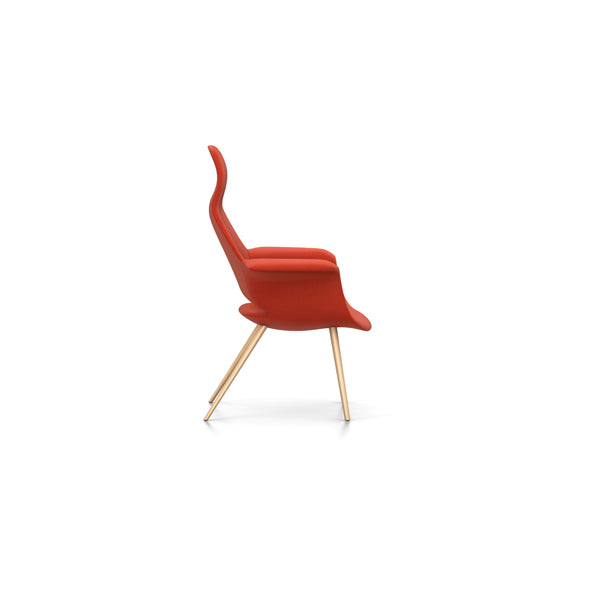 Organic Highback Chair in Tonus Fabric by Eames & Saarinen