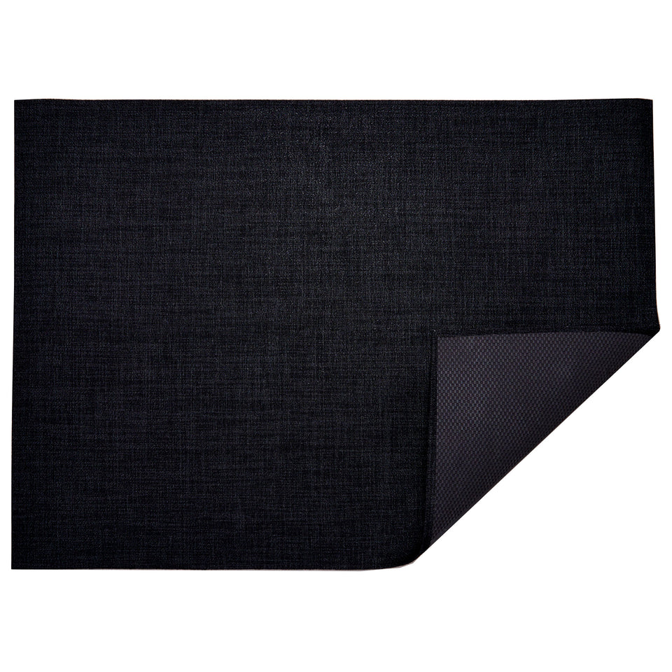 Noir Boucle Woven Floor Mat by Chilewich
