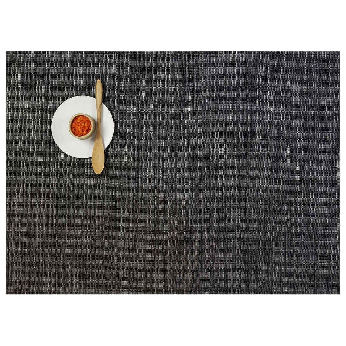 Smoke Bamboo Placemats & Runner by Chilewich