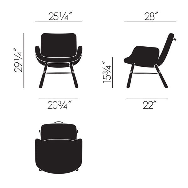 East River Chair Red Mix 02 by Vitra + Hella Jongerius - Vertigo Home