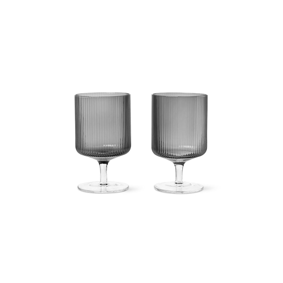 Ripple Wine Glass Set by Ferm Living