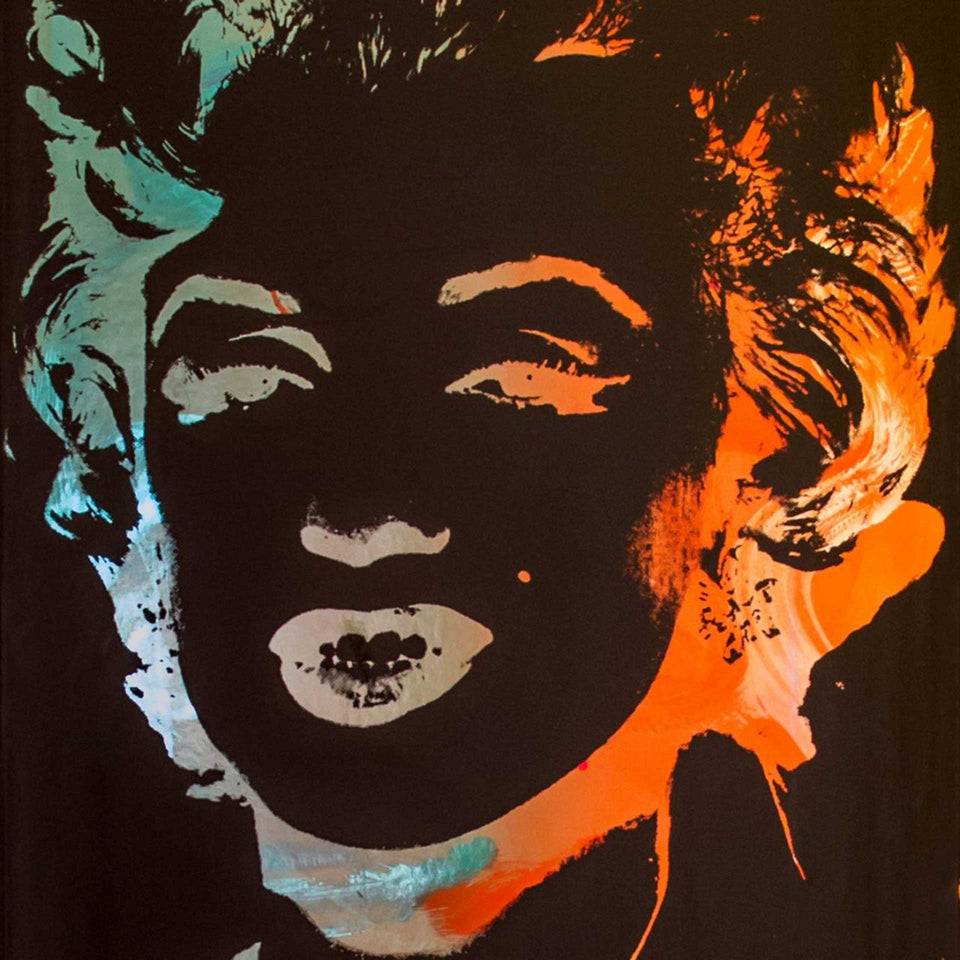 Marilyn Monroe Andy Warhol Black And White