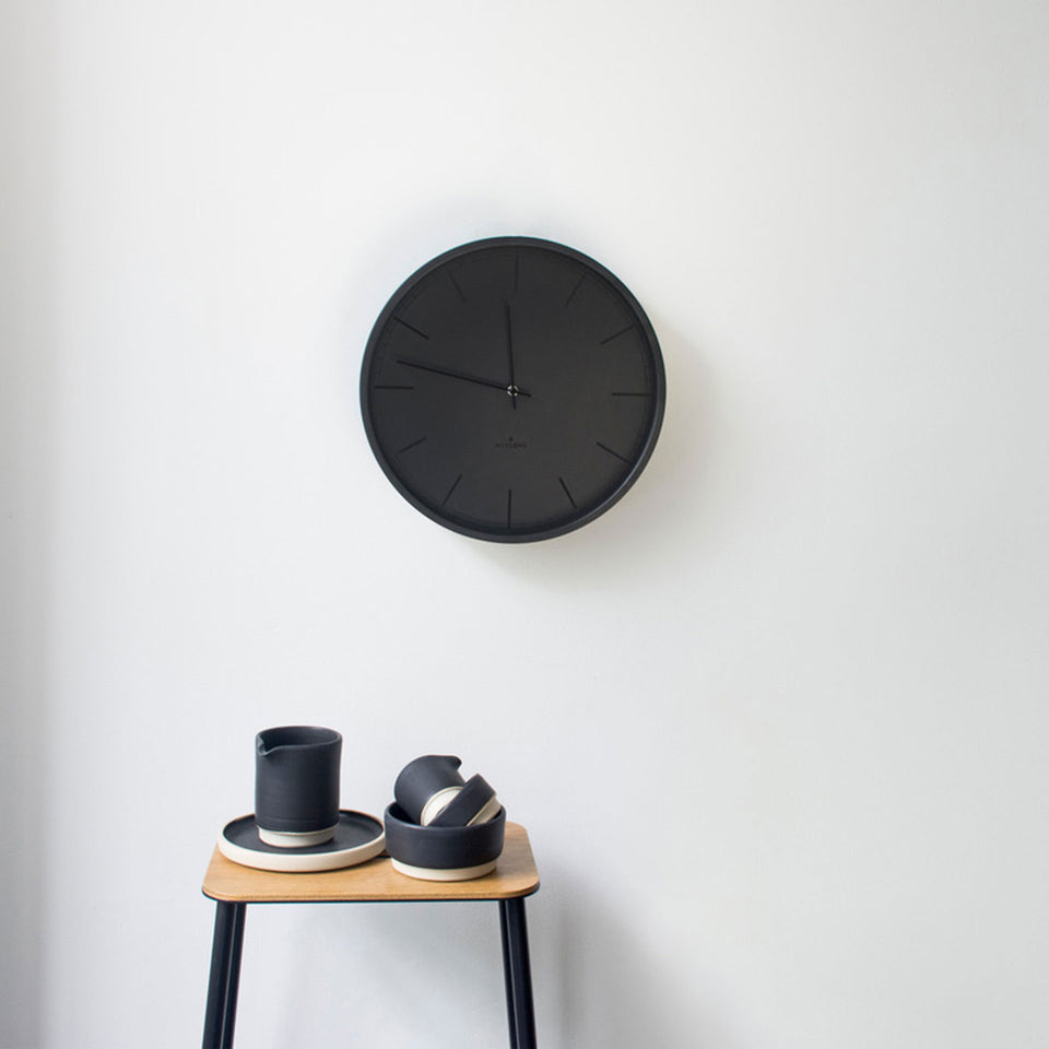 Tone Index Wall Clock Black by Huygens