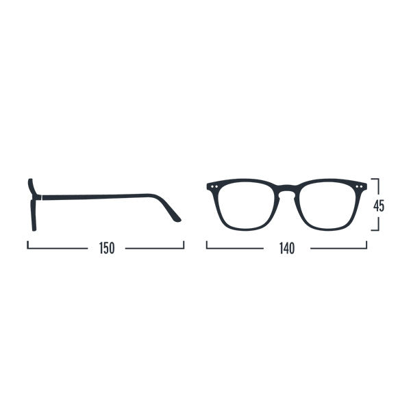 Black #E Sunglasses by Izipizi