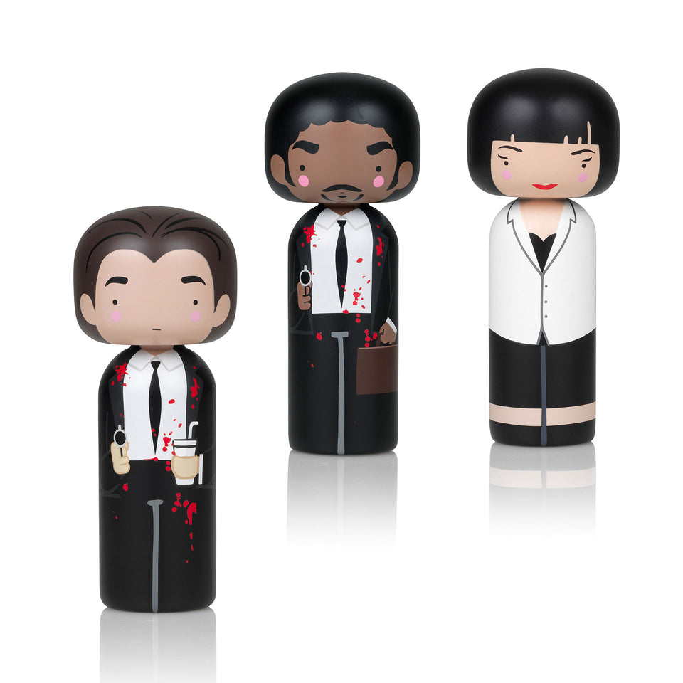 Pulp Fiction - Jules Winnfield Wooden Kokeshi Doll by Sketch.inc for lucie kaas